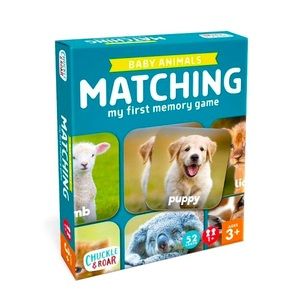 Chuckle & Roar Baby Animals MATCHING GAME NEW!!